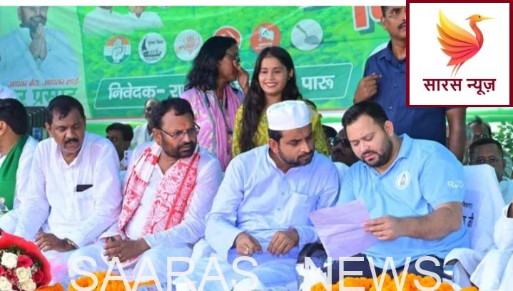 खगड़िया की चुनावी सभा में विवादित बयान, RJD MLC कारी शोएब के बोल से मचा बवाल।