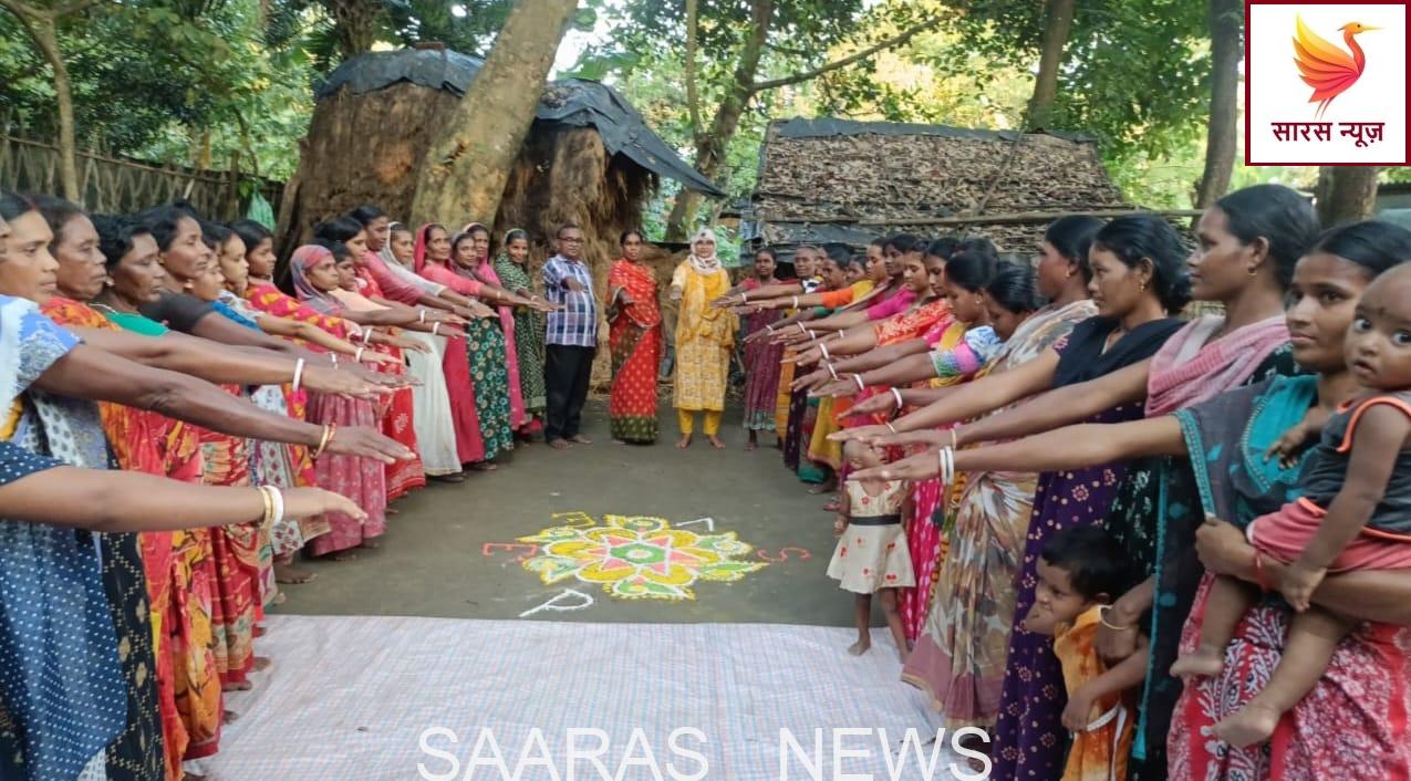 मतदाता जागरूकता में जीविका दीदियों की अहम भूमिका, रचनात्मक पहल से लोगों को कर रहीं प्रेरित।